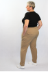 Elastické nohavice pre moletky - béžové